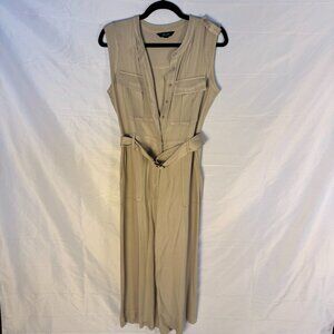 Simlpy Vera - Vera Wang Taupe Jumpsuit
